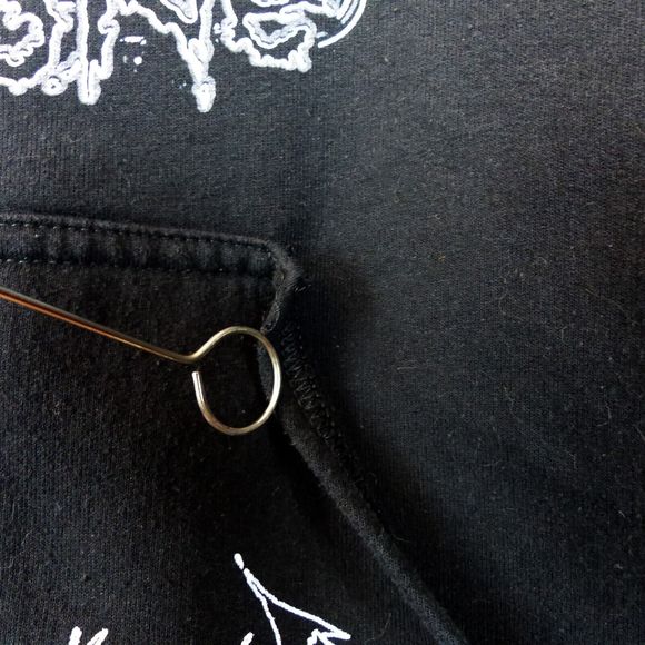 Metallica One Hoodie Mens S Black Pushead Skull And Justice For All Metal FLAWS - Picture 8 of 12